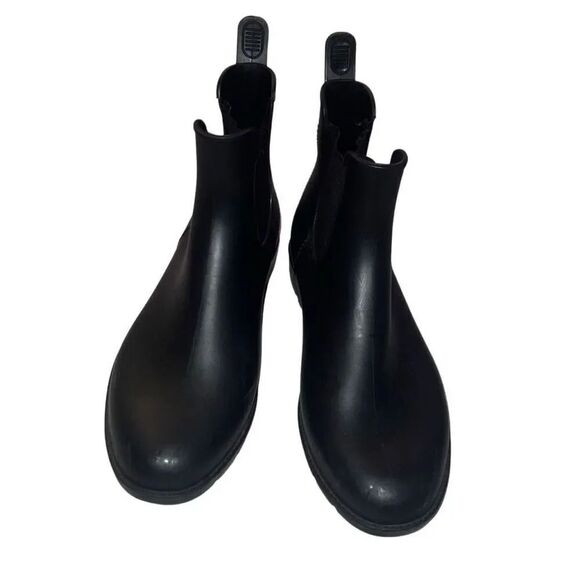 Chelsea Black Rain Bootie - Picture 2 of 4